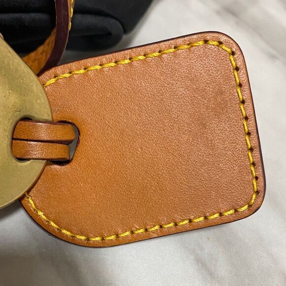 Dooney & Bourke Dark Blue Shoulder Bag with Brown Accents - Picture 8 of 16